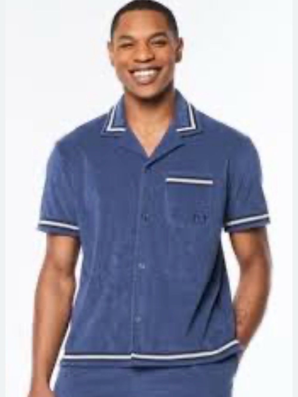 Sergio Tacchini Vitus Terry Cabana Shirt Size XL
